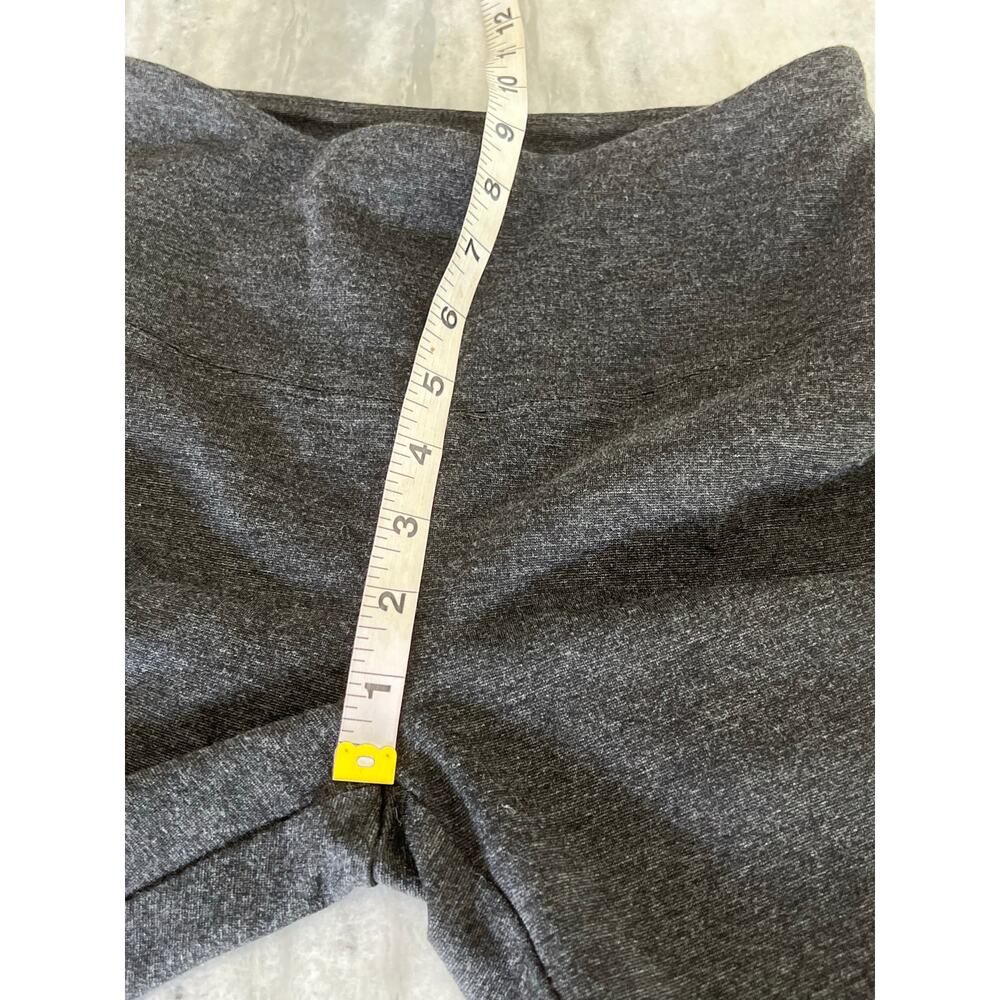 Runway Leggings WHBM Gray Stretch Knit Size 4 Short Ankle Casual Athleisure - Picture 7 of 9